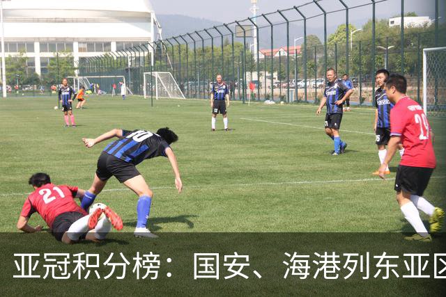 亚冠积分榜：国安、海港列东亚区第5、第8位， 日本三队居前三